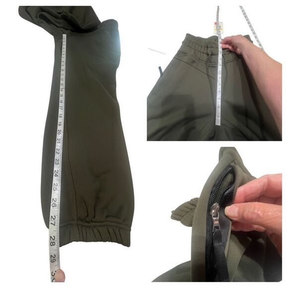 Nike Lab Wide Waist Band High Waist Green Sz S athletic pants NWT - Picture 8 of 8